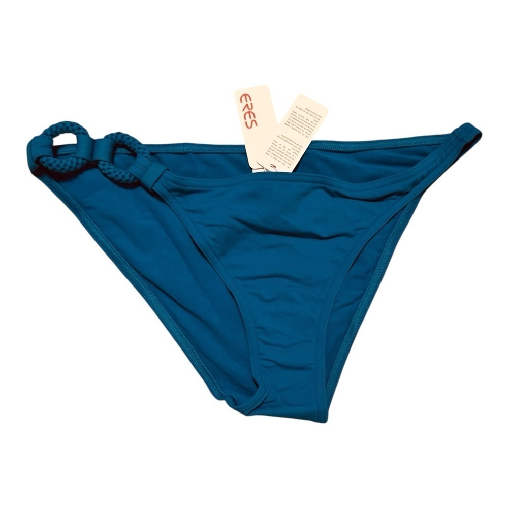 Eres Compact Stud Bikini Bottom in Yacht Blue NWT